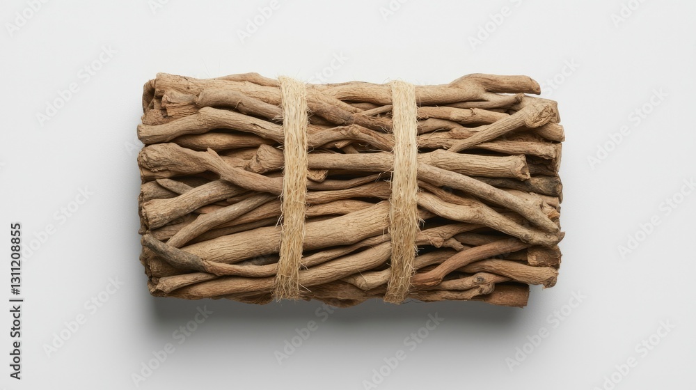 Obraz premium Dried Sticks Bundled, Flat Lay
