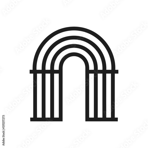 Rainbow Archway Structure Icon