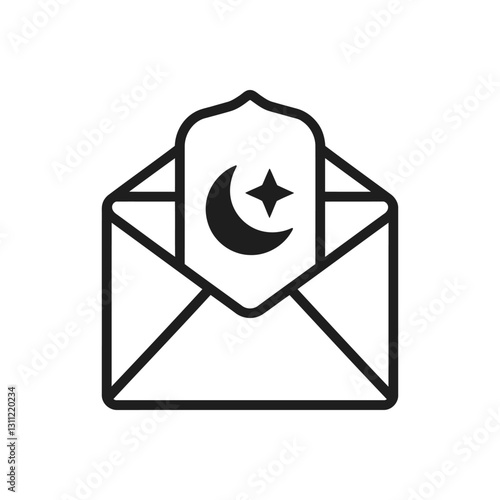 Moonlit Letter Art Icon