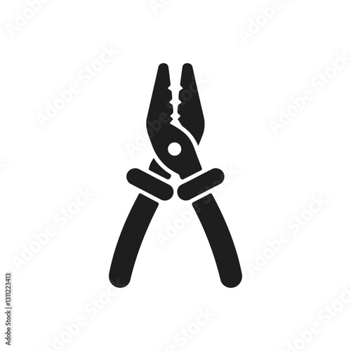Pliers with grip icon