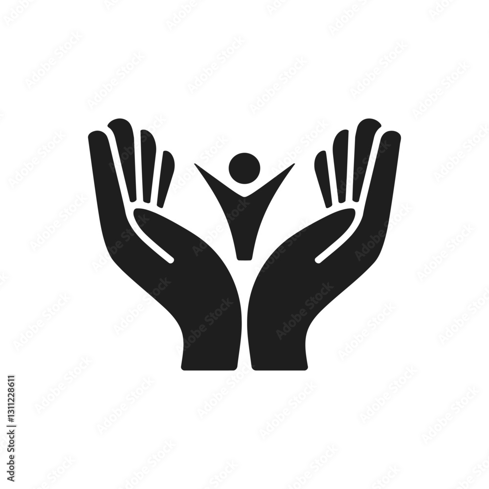Obraz premium Empowering Community Support Icon