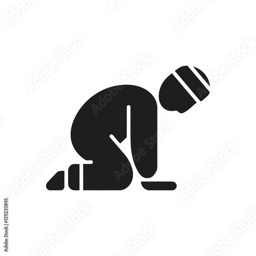 Person Prostrating Prayer Icon