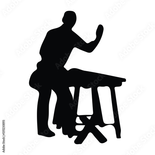icon of person with building work tools