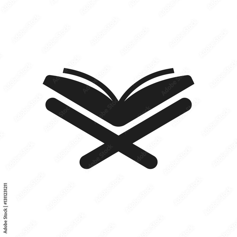 Obraz premium Open Quran Stand Icon