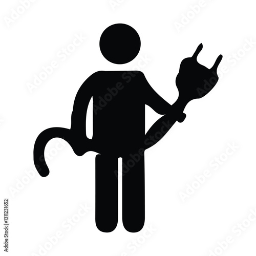 icon of person with building work tools