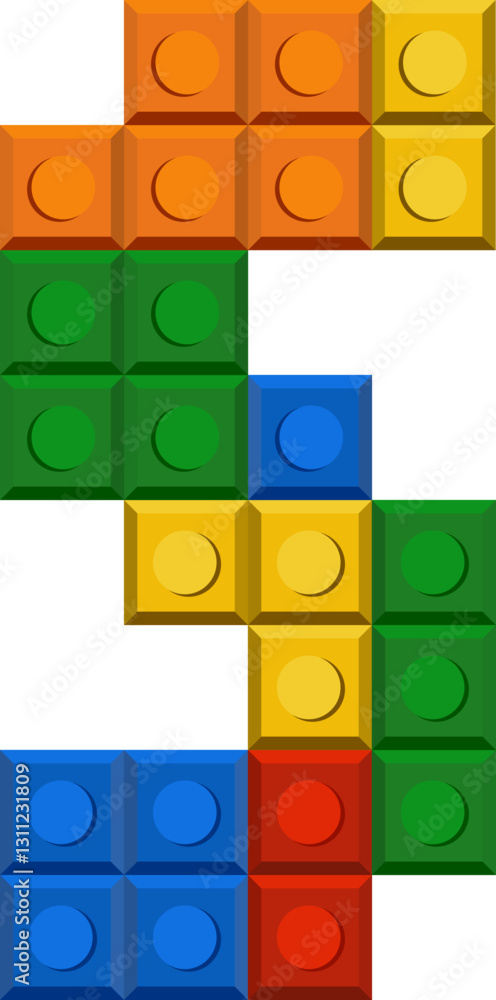 Plastic Bloks Font Alphabet Plastic Bloks Font Alphabet