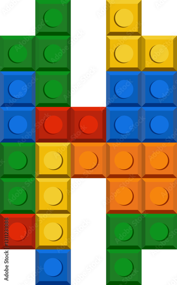 Plastic Bloks Font Alphabet Plastic Bloks Font Alphabet