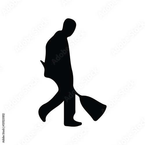 icon of person with building work tools
