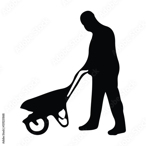 icon of person with building work tools