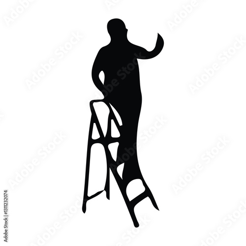 icon of person with building work tools