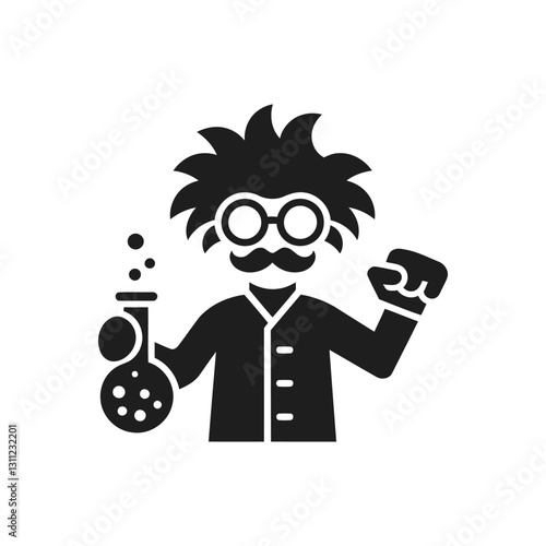 Mad Scientist Flask Icon