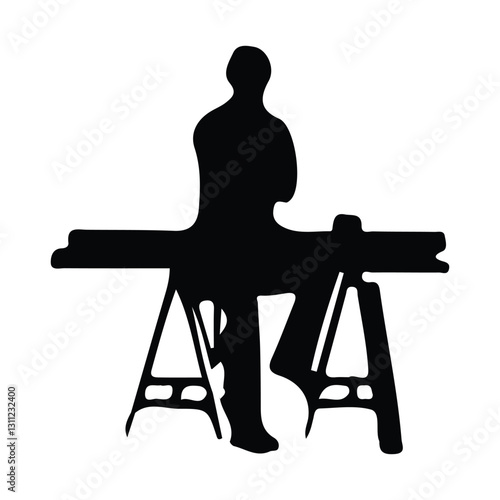 icon of person with building work tools
