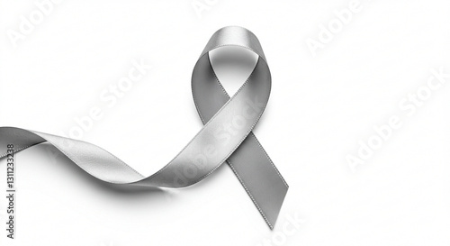 Silver Awareness Ribbon Month for children disabilities, bipolar, brain disorders, brain cancer, multiple sclerosis, Parkinson's disease, schizophrenia, neurological disorders, mental illness