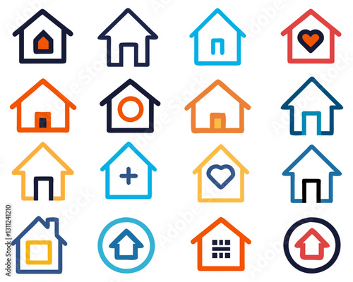 Best Of A Complete Collection of Minimalistic Home Icons for Modern UI Designs and Web Interfaces Vector, Icon  