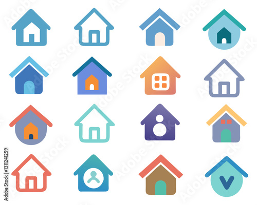 Best Of A Complete Collection of Minimalistic Home Icons for Modern UI Designs and Web Interfaces Vector, Icon  