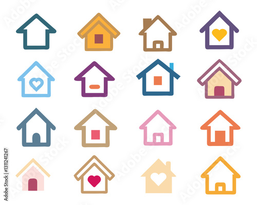 Best Of A Complete Collection of Minimalistic Home Icons for Modern UI Designs and Web Interfaces Vector, Icon  