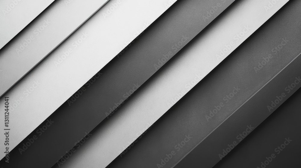 Obraz premium Abstract diagonal lines in black and white geometric pattern design