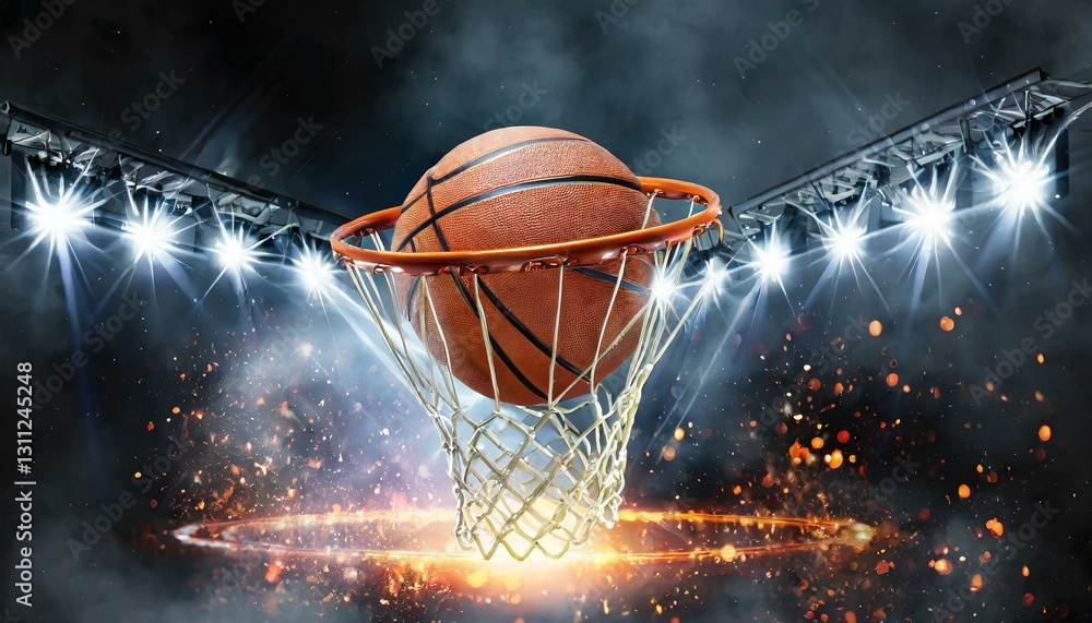 Obraz premium basketball in action