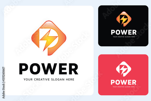 Free Download P Power Logo Design Template - GFXLoad