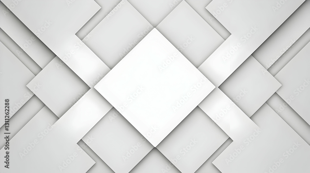 Abstract White Grey Geometric Square Background Abstract White Grey Geometric Square Background