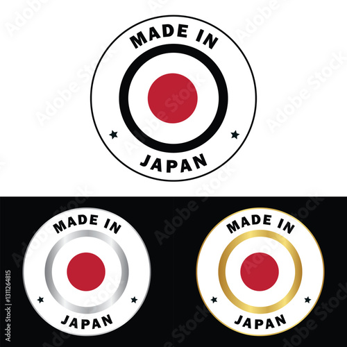 Made in Japan Badge Tag Seal 100% Organic Made with Love