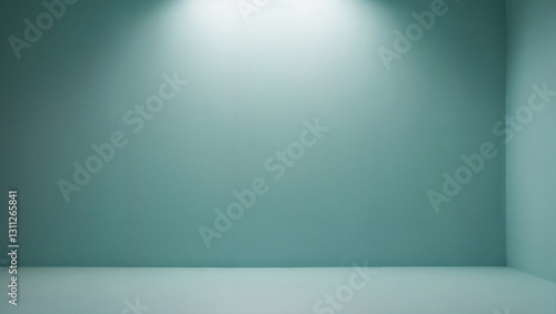 Teal room background interior beckons, spotlight ready for your inspired content.