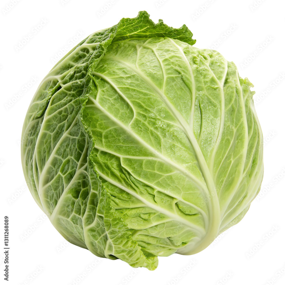 Fresh ripe cabbage vegetable isolated on a transparent background Fresh ripe cabbage vegetable isolated on a transparent background