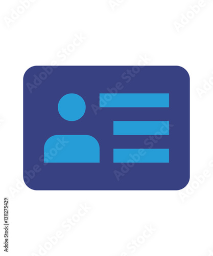 User card icon filled with two tone