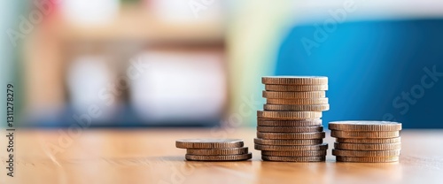 A stack of coins representing financial strategies for college student debt payoff and personal finance management