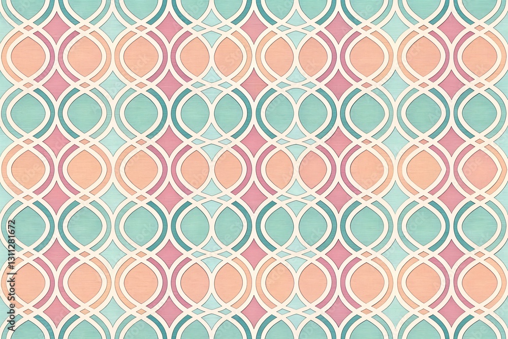 Pastel Geometric Seamless Pattern Pastel Geometric Seamless Pattern