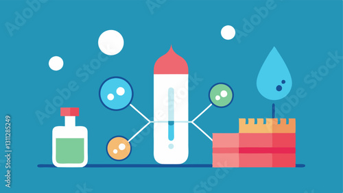 These illustrations can help convey the concept of how nanotechnology enhances the tration and effectiveness of skincare products.