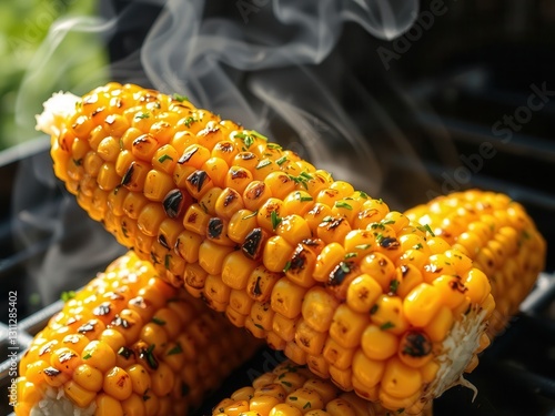 Grilled Corn on the Cob with Herbs