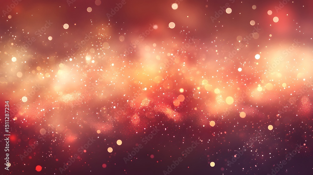 Abstract Red and Gold Glittering Background Abstract Red and Gold Glittering Background