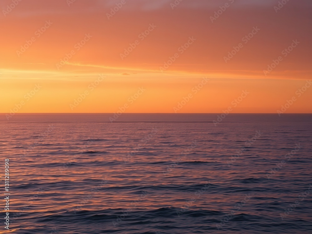 Fototapeta premium Sunset Over the Ocean