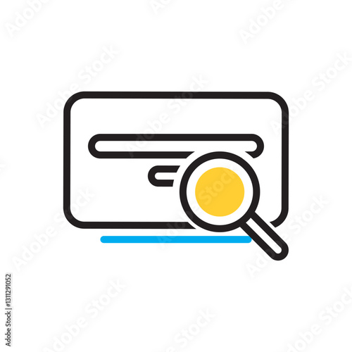 Multi color icon for search