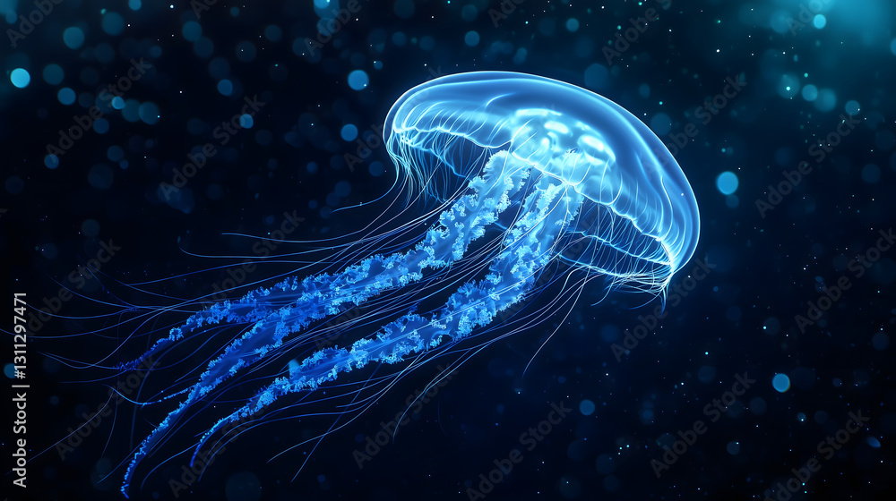 Jellyfish in Ocean Jellyfish in Ocean