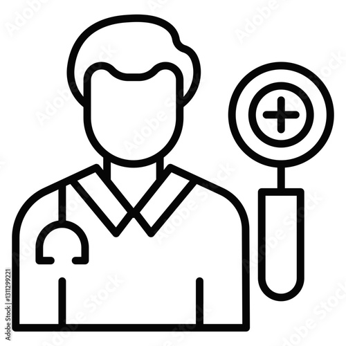 Dermatologist Male Icon