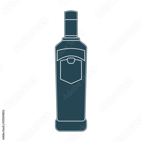 Bottle isolated on white
