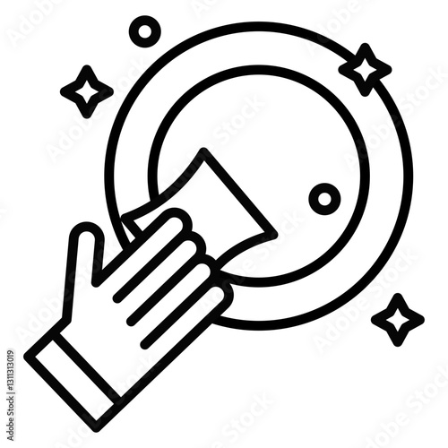Wash Dishes Icon