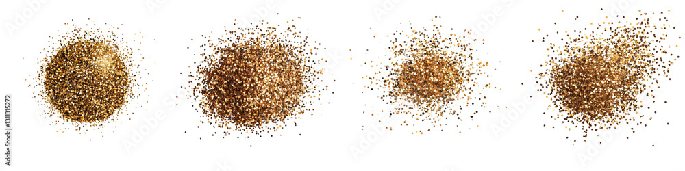 Shimmering golden glitter particles and confetti forming an elegant sparkling backdrop for celebratory occasions such as Christmas New Year s birthdays weddings or other special events The luxurious Shimmering golden glitter particles and confetti forming an elegant sparkling backdrop for celebratory occasions such as Christmas New Year s birthdays weddings or other special events The luxurious