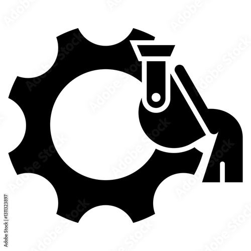 Metallurgical Glyph Icon