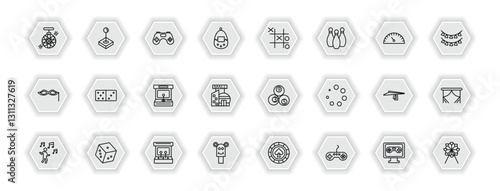 outline icons set - concept. vector icons included , and