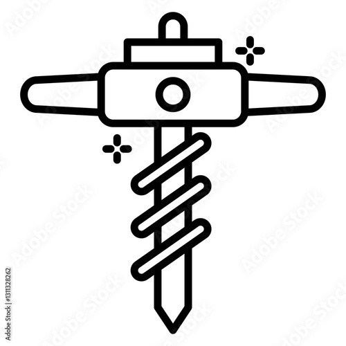 Drain Auger Icon