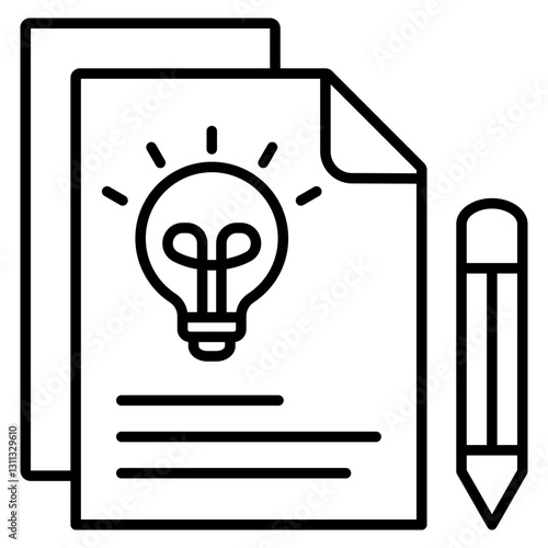 Brief Outline Icon