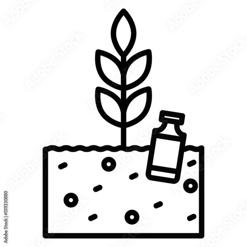 Soil Contamination Icon