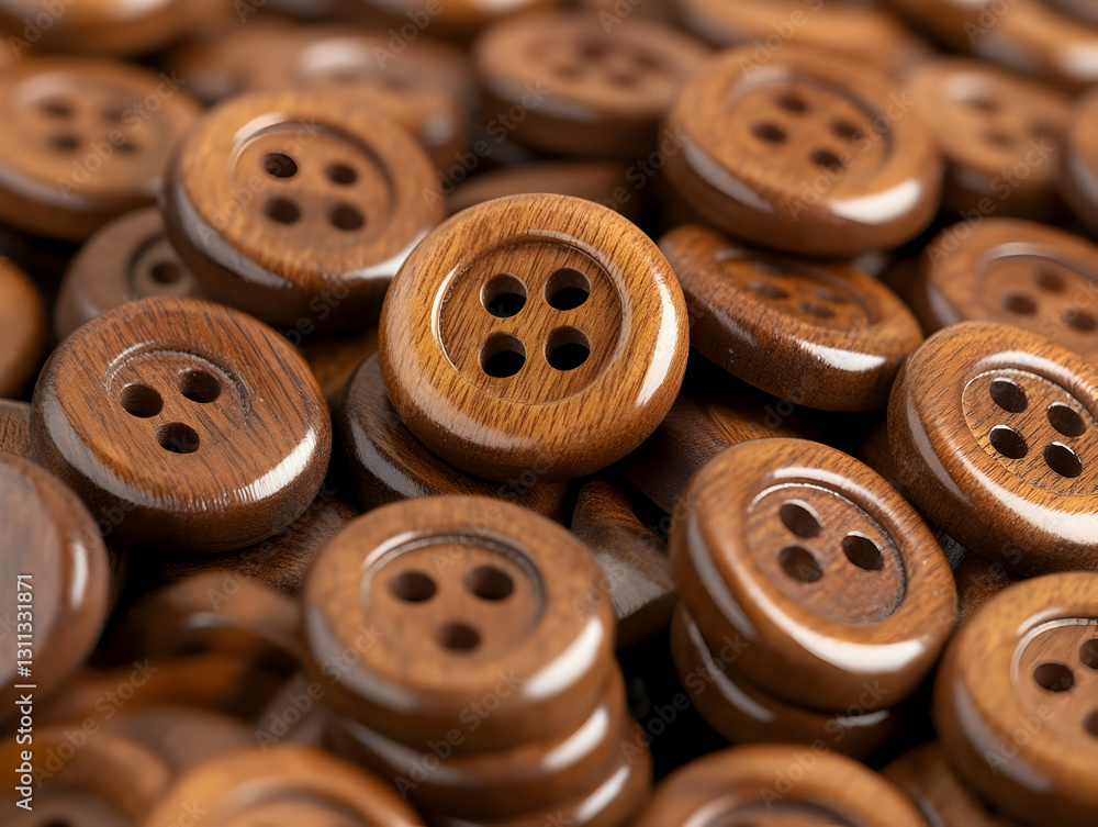 Close-up view of wooden buttons creating an artistic texture. Ideal for sewing enthusiasts, craft projects, or textile design inspiration. Close-up view of wooden buttons creating an artistic texture. Ideal for sewing enthusiasts, craft projects, or textile design inspiration.