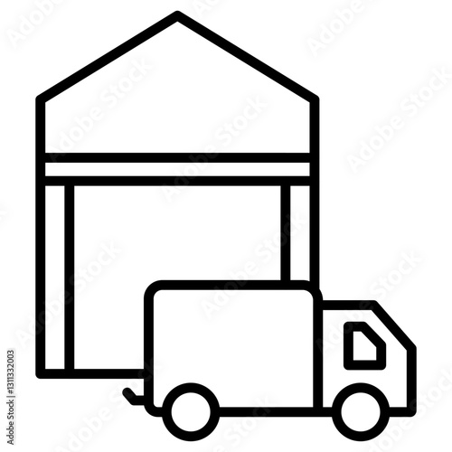 Distribution Center Icon