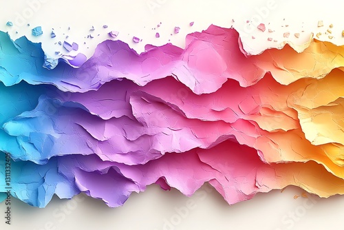 Wallpaper Mural Abstract Colorful Crumpled Paper Texture Background Design Torontodigital.ca
