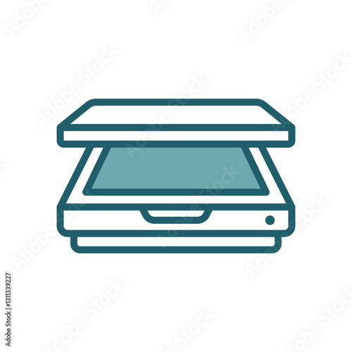 scanner icon vector design template simple and clean