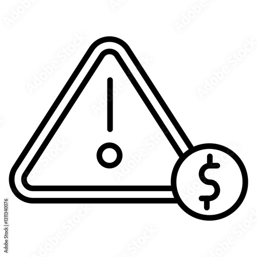 Financial Risk Icon